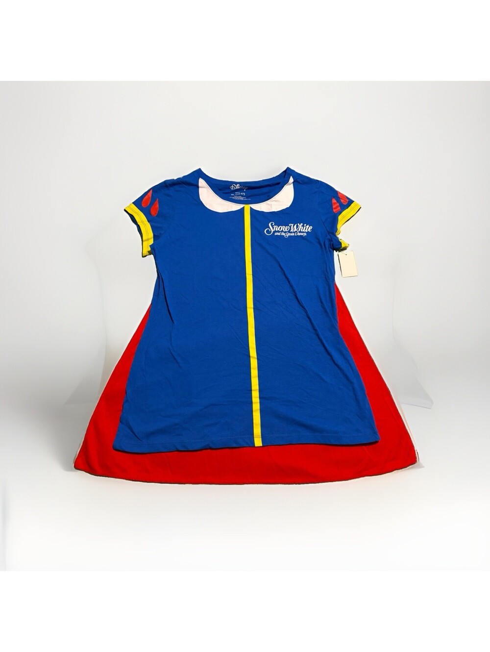 NWT Disney Snow White Easy Costume w/ Cape Women Juniors XL 15-17 Cosplay